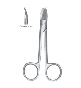 Crown Scissors 4.5" - Curved